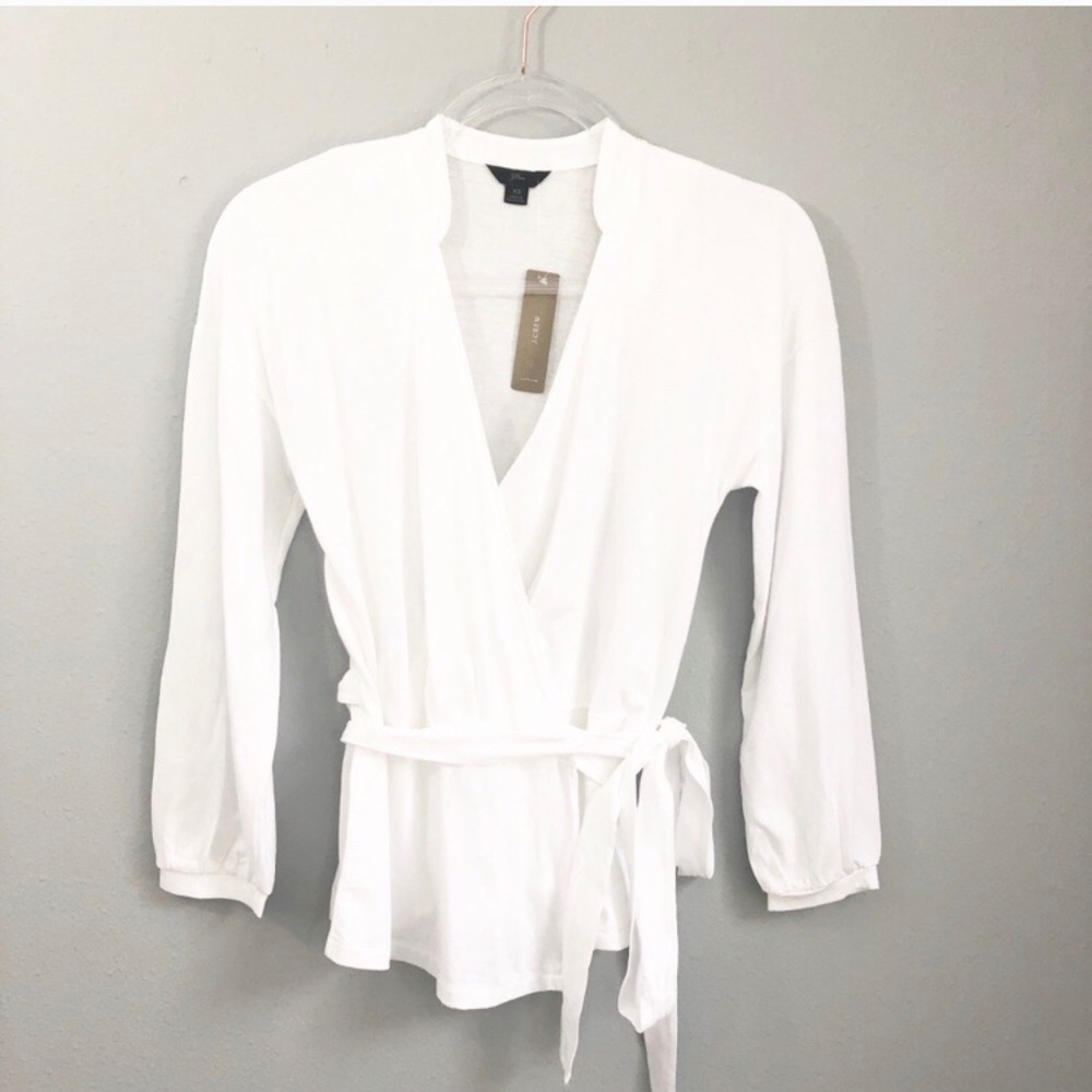 J Crew Wrap Top